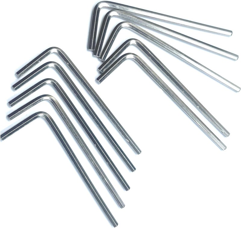 ZDingTech 10pcs 5/64 Allen Wrench Sets,5/64" Hex Key Wrench Set,Allen Key Door Key L Shaped Hex Wrench Set with Long Arm. - Image 1